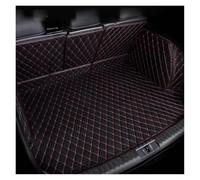 Full Coverage Boot Protector For A5 8T3 2007-2015 Anti Dirty Durable Leather Carpet Protective Pad Car Trunk Mat(Black andRedB)