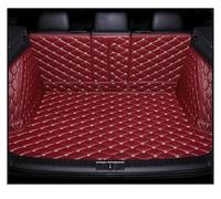 Full Coverage Boot Protector For A5 8T3 2007-2015 Anti Dirty Durable Leather Carpet Protective Pad Car Trunk Mat(Wine redB)