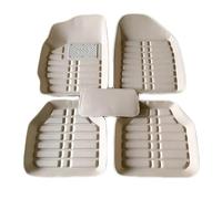 Full Coverage Car Floor Mats For VW For Golf 5 6 7 8 All Weather Anti Slip Car Carpet Rug Foot Pads Interior Accessories Non Slip Carpet Floor Mat(BEIGE)