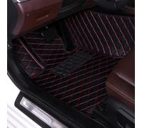 Full Coverage Car Mats LHD For Benz For G Class Four Doors For W463 2010 2011 2012 2013 2015 2016 2017 2018 Anti-fouling Foot Pads(Black-Beige)