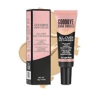 Full Coverage Concealer for Circles, Tattoo Cover Up & Colour, Long-Lasting Under Eye Concealer for All Skin Types，Seamlessly Blends into Fair Skin without Looking Cakey or Stark(Light Nude)