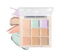Full Coverage Concealer Palette,Colour Correcting Creamy Blendable Shades Correct to Dark Circles Blemish,Hydrating Cream Concealer Palette for Acne,Redness and Dullness,Long-Lasting Correcting Makeup