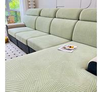 Full Coverage Couch Cover for 1 2 3 4 Seater, High Stretch Non-Slip Sofa Slipcovers, Universal Washable Furniture Protector Style-A BackrestCover-M
