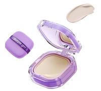 Full Coverage Creamy Foundation, 24h Long-Lasting Waterproof Matte Finish | High Coverage Blemish-Free Base For Oily/Dry/Combination Skin | Travel-Friendly Compact