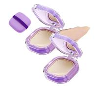 Full Coverage Creamy Foundation, 24h Long-Lasting Waterproof Matte Finish, Smooth & Even-Looking Base, Oil Control, Non-Cakey, for Contouring, All Skin Types (Natural*2)