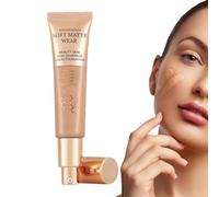 Full Coverage Foundation, Color Correcting Foundation, Beauty Balm Formula, Control Hydrating Oil, Nude, For Mature Skin, All Day Wear, Even Skin Tone