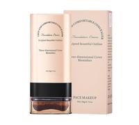 Full Coverage Foundation Stick - Natural Makeup With Brush, Hydrating Contour Stick | Eraser Śtick Foundation, Makeup Revolution For Thanksgiving Christmas Dating Shopping Dancing Beauty Cosmetics Ki