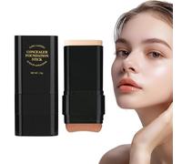 Full Coverage Foundation Stick - Portable Makeup Wand, Double End Cosmetic | Smooth Skin Base Cream, Lightweight Beauty Conceal Stick for Girls Use For Long Wear Daily Facial Enhancement