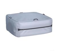 Full Coverage Insulation Cover for 71 Inch Square Hot Tubs with Four Handles, Adjustable Buckles, Drawstrings, and Aluminum Film Layer for Heat Retention