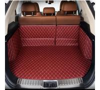 Full Coverage Leather Car Boot Mat for Au-di A1 Sportback 5 Door 2012-2018, Waterproof Anti-Slip Car Full Trunk Pad, Anti-Scratch Cargo Tray Protector Liners,D-Wine Red
