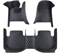 Full Coverage Leather Car Floor Mats for Toyota Crown 2010-2014(RHD), Auto Floor Liner Mats Pads Carpets All Weather Full Covered Interior,C Black+beige