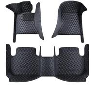 Full Coverage Leather Car Floor Mats for Toyota Crown 2015-2023(RHD), Auto Floor Liner Mats Pads Carpets All Weather Full Covered Interior,A Black