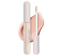Full Coverage Liquid Concealer for Under Eye & Blemishes, Oil-Free Long-Wear Hydrating Formula, Non-Caking Dark Circle Corrector with Lightweight Breathable Feel, Clear Beige (03)