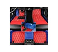 Full Coverage Mats For VW For Atlas 7-Seater 2018 2019 2020 2021 2022 2023 2024 2025 Car Floor Mats Mat Accessories Interior(Red blue)