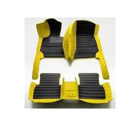 Full Coverage Mats For VW For Atlas 7-Seater 2018 2019 2020 2021 2022 2023 2024 2025 Car Floor Mats Mat Accessories Interior(Black yellow)