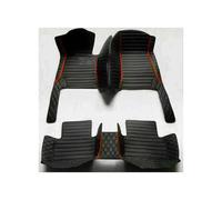 Full Coverage Mats For VW For Atlas 7-Seater 2018 2019 2020 2021 2022 2023 2024 2025 Car Floor Mats Mat Accessories Interior(Striped Black Red)