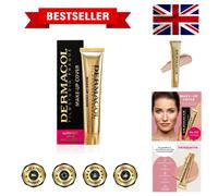 Full Coverage Matte Foundation with SPF 30 - Waterproof & Long-Lasting, 30g