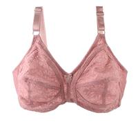 Full Coverage Non Padded Wireless Minimizer Bra Women's Plus Size Underwear Comfort and Double Support for Large Bust Adjustable Comfort Underwear(E Cup