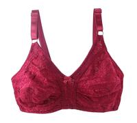 Full Coverage Non Padded Wireless Minimizer Bra Women's Plus Size Underwear Comfort and Double Support for Large Bust Adjustable Comfort Underwear(D Cup