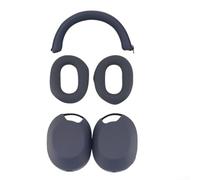 Full Coverage Silicone Protection Kit for Sony WH-1000XM5 Including Ear Pads Headband and Shell Covers (White)