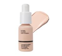 Full Coverage Soft Matte Longwear Liquid Foundation 30ml，#1 | Full coverage liquid foundation, soft matte finish, buildable, oil-control, lightweight, 5 shades, 30ml