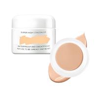 Full Coverage Waterproof Concealer Cream - Lightweight Hydrating Makeup That Brightens Under Eyes, Covers Acne, Redness & Scars, Perfect Longwear Formula for Flawless Radiant Complexion (Ivory)
