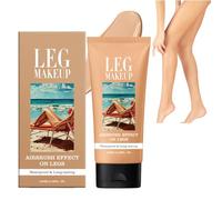 Full Coverage Waterproof Leg Makeup to Cover Veins, Body Concealer for Mature Skin, Smooth Tone Long Lasting Body Scar Cover Up (#02)