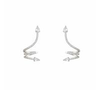 full crystal earrings 2024 small group design internet celebrity ear bone clip integrated