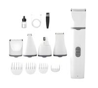Full Dog Grooming Structure 4 Functions Including Body Face Paw Cutting Battery Operated Quiet Motor ABS Safe Pet Hair Cutter