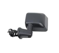 Full Door Wing Mirror 5 Wires Side Mirror Assembly Textured Black With Heated Double Plug Door Mirror For Jeep For Wrangler JK 2015-2018(1pc left)