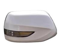 Full Door Wing Mirror Electric Heated 9Wires Auto Door Wing Side Rearview Mirror Assembly Electric Door Wing Mirror For For Legacy 2010 2011(White-RH)