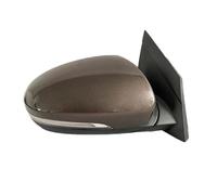 Full Door Wing Mirror Electric Heated Auto Door Wing Side Rearview Mirror Assembly Exterior Mirrors For Hyundai For Tucson 2015 2016 2017 2018 2019(10pin Right Blue)