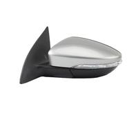 Full Door Wing Mirror Electric Heated For Passat 2008 2009 2010 2011 2012 2013 2014-2018 Car Power Heated Fold Turn Signal 9 Wires Side Mirror Assembly(Silver 9 wire Left)