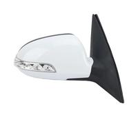 Full Door Wing Mirror For Hyundai For I30 For FD 2007 2008 2009 2010 2011 2012 5 Pin Side Door Mirror White Primer Rearview Mirror(Right)