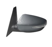 Full Door Wing Mirror For Kia For Carens 2013-2018 8-wire Side Rearview Mirror Assembly Exterior Mirrors With Electric Folding Heating Car Accessories Electric Wing Mirror Unit(Titanium silver L)