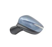 Full Door Wing Mirror For Mazda CX-5 CX5 2015 2016 With Electric Angle Adjust Folding Heating Blind Spot Monitoring Side Mirror(9PINS Left-blue U)