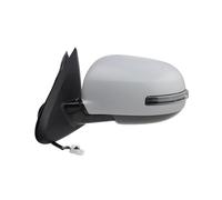 Full Door Wing Mirror For Mitsubishi For Outlander 2014 2015 2016 2017 2018 2019 Car Rearview Assembly 9 Pins Side Mirror Heated Turn Signal Power(White,Left)