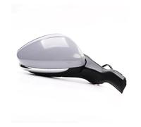 Full Door Wing Mirror For Peugeot 2008 2014 2015 2016 2017 2018 Auto Outside Door Rearview Mirror Assemblys Left/Right Complete Wing Mirror(Right White B)