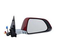 Full Door Wing Mirror For Tesla For Model 3 For M3 2017 2018 2019 2020 13 Pins Rearview Mirror Assembly Red Power Folding Heated(Right)