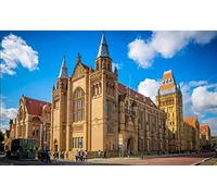 Full Drill Manchester Cathedral DIY 5D Diamond Painting by Number Unique Kits Home Wall Decor Crystal Rhinestone Wall Decor