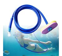 Full Dry Snorkel with Top Valve - Lightweight Single/Double Tube Breathing System for Scuba Diving, Spearfishing & Swim Training, Anti-Leak Underwater Snorkeling Gear (Double-pipe,3 m)
