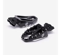 Full-E Charged Footpeg Set Black for E Ride Pro, Surron, Talaria Foldable Black