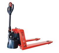 Full Electric Pallet Jack 4400lbs Capacity 68cm Design with Emerncy Key Switch Ideal for Narrow Spaces and Heavy Loads Efficient Warehouse Solut