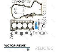REINZ Full Gasket Set, engine 01-37045-01 with valve stem seals, with crankshaft seal, without integrated shaft seal AUDI: A3 Sportback