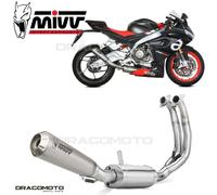 MIVV Full Line System X-M1 - Aprilia RS 660 2020-24 / Tuono 660 2021-23 - Titanium - A.013.LC4T