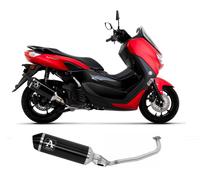 Arrow Urban Aluminium Dark With Dark End Cap Yamaha Nmax 125 ´21-22 Not Homologated Full Line System unisex