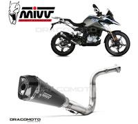 Exhaust Muffler Mivv Delta Race Steel Black Bmw G 310 Gs 2017 > 2023