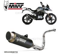Exhaust Muffler Mivv Gp Pro Steel Black Bmw G 310 Gs 2017 > 2023
