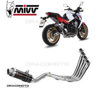 Full exhaust HONDA CB 650 F 2016 2017 MIVV Gp Black