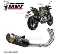Mivv Gp Kawasaki Ninja 650 2017-23/z650 2017-23 K.044.l2p Homologated Full Line System Silver Homologated unisex